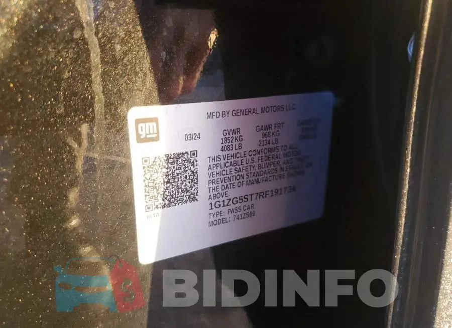 1G1ZG5ST7RF191734 Photo# 13