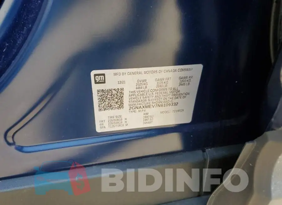 2GNAXMEV7N6109332 Photo# 12