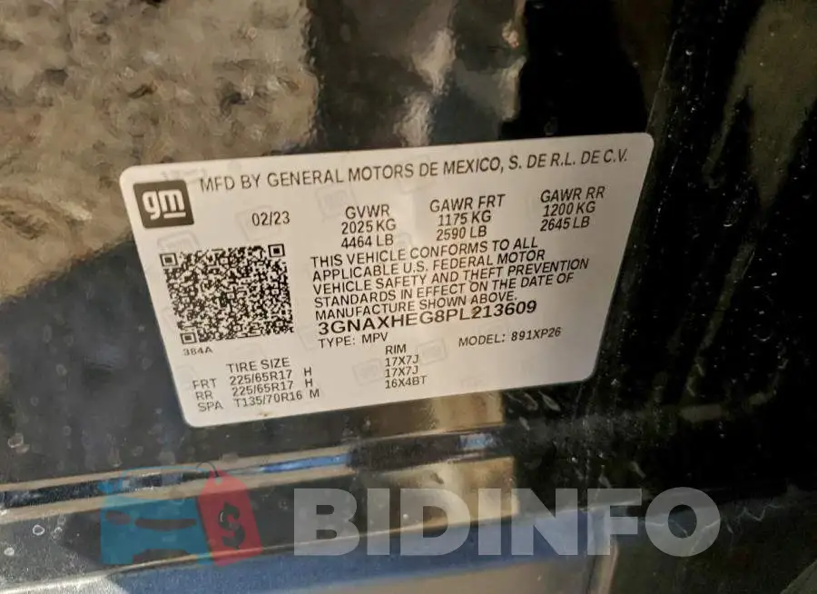 3GNAXHEG8PL213609 Photo# 12