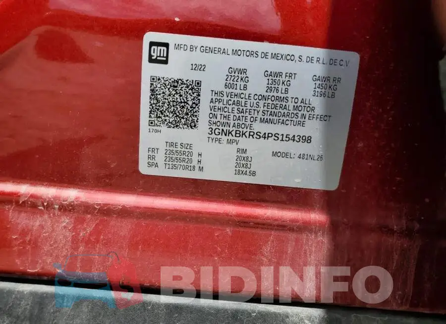3GNKBKRS4PS154398 Photo# 13