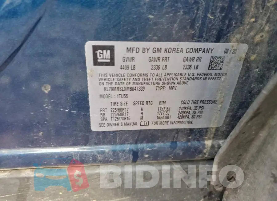 KL79MRSLXMB047339 Photo# 13