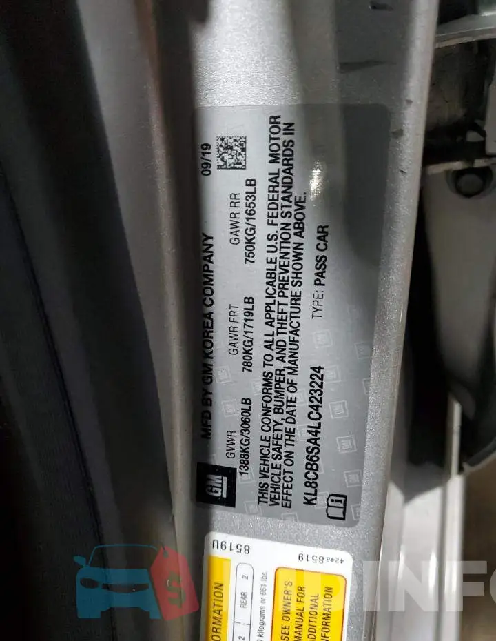 KL8CB6SA4LC423224 Photo# 12