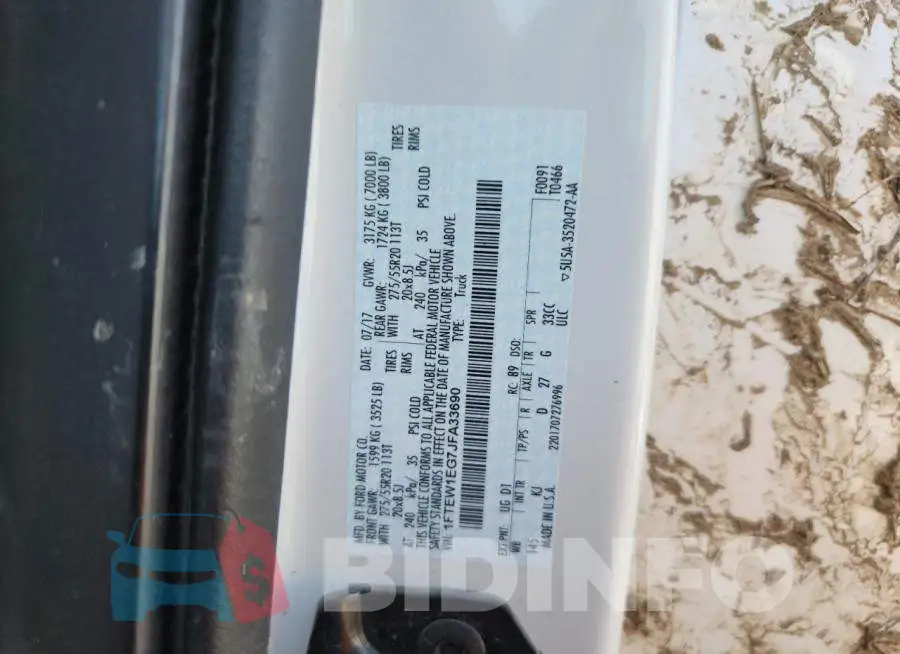 1FTEW1EG7JFA33690 Photo# 12