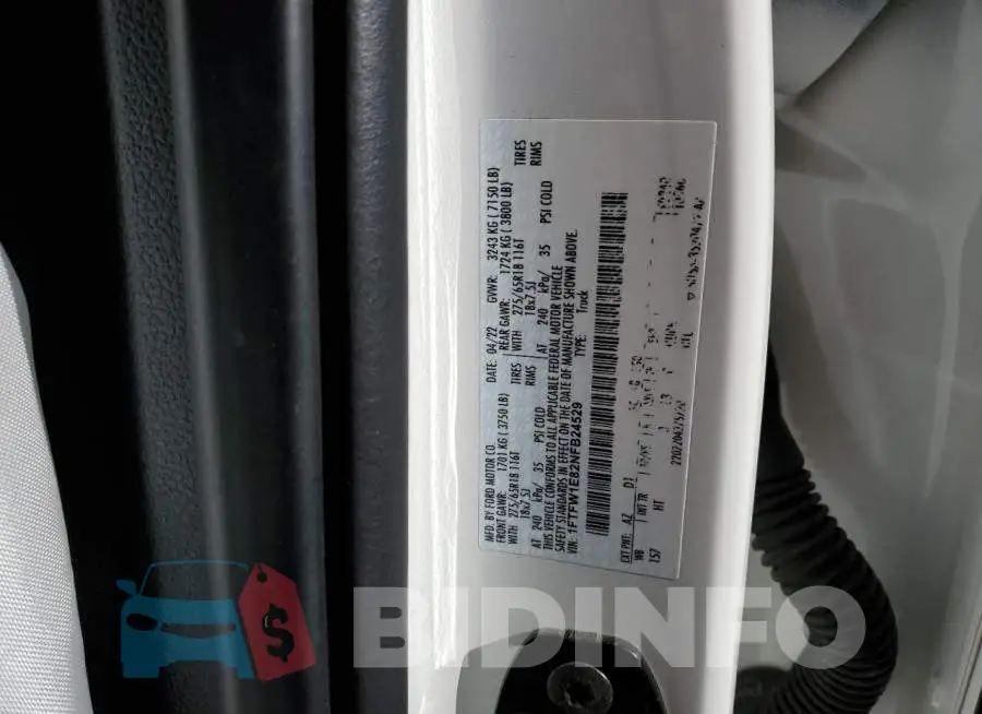 1FTFW1E82NFB24529 Photo# 12