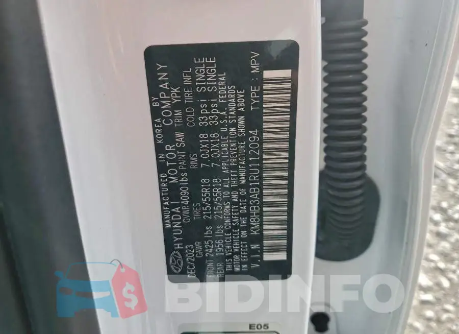 KM8HB3AB1RU112094 Photo# 14