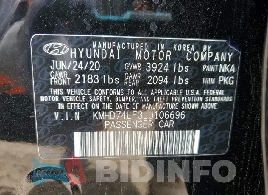KMHD74LF3LU106696 Photo# 12