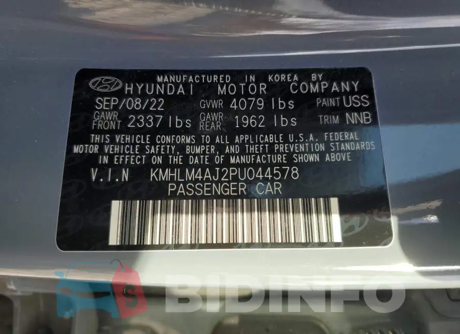 KMHLM4AJ2PU044578 Photo# 12