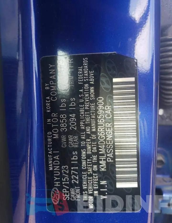 KMHLM4DG6RU659900 Photo# 12