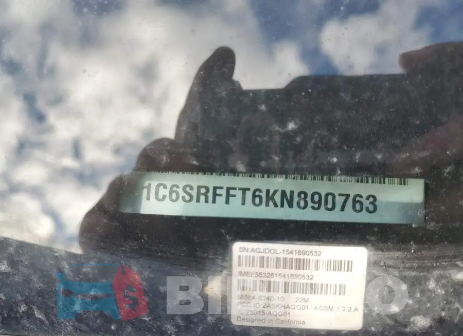1C6SRFFT6KN890763 Photo# 13