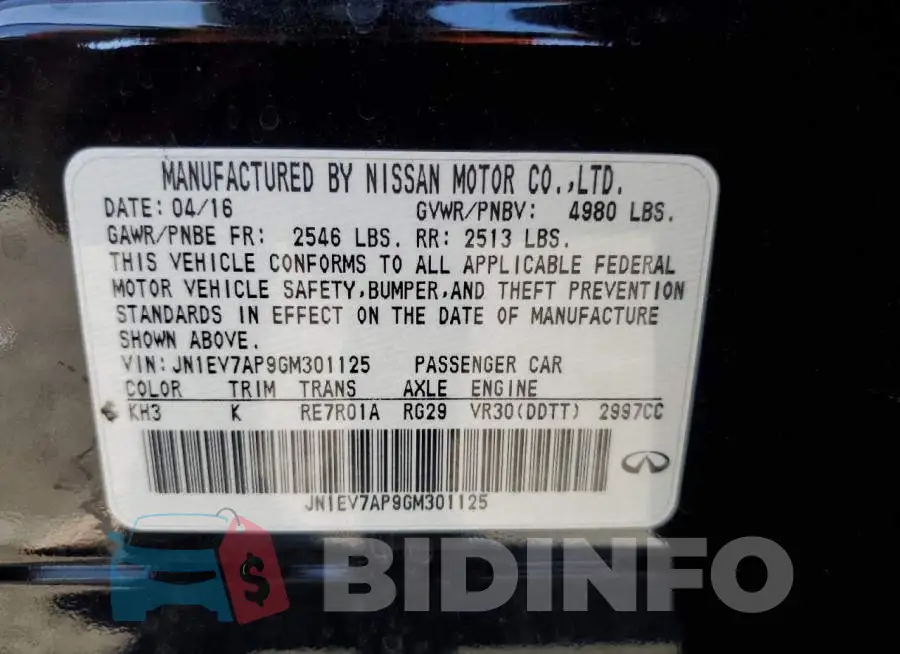 JN1EV7AP9GM301125 Photo# 12