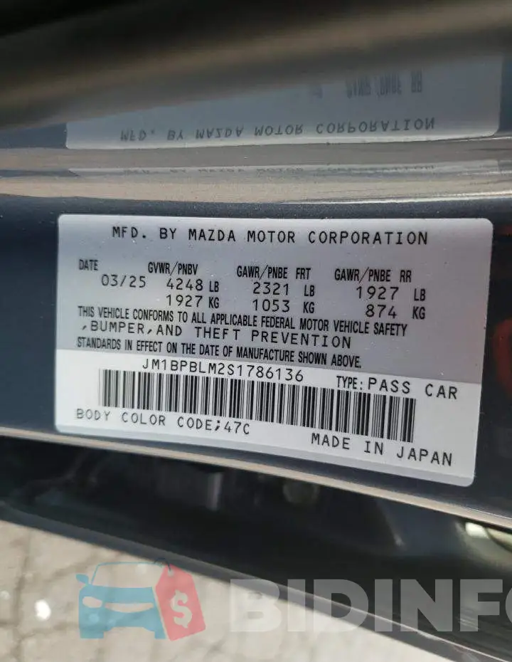 JM1BPBLM2S1786136 Photo# 12