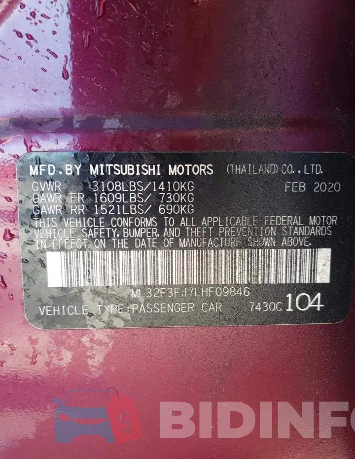 ML32F3FJ7LHF09846 Photo# 12