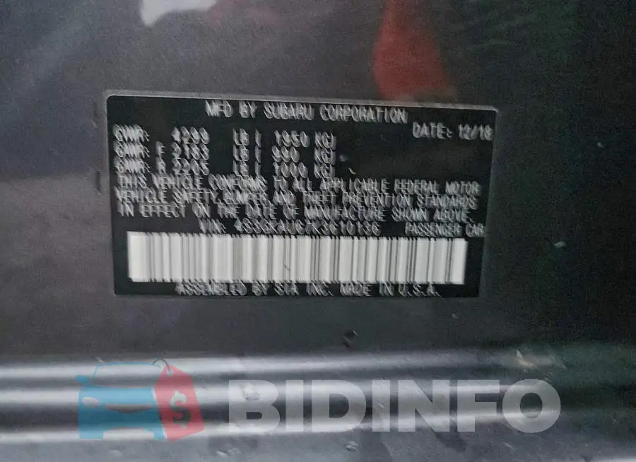 4S3GKAU67K3610136 Photo# 12