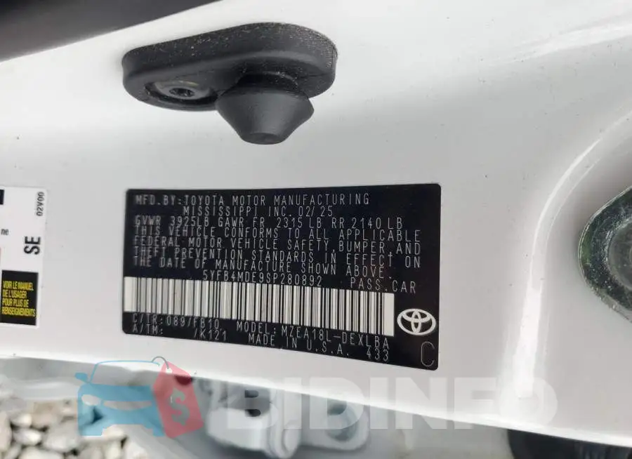 5YFB4MDE9SP280892 Photo# 12