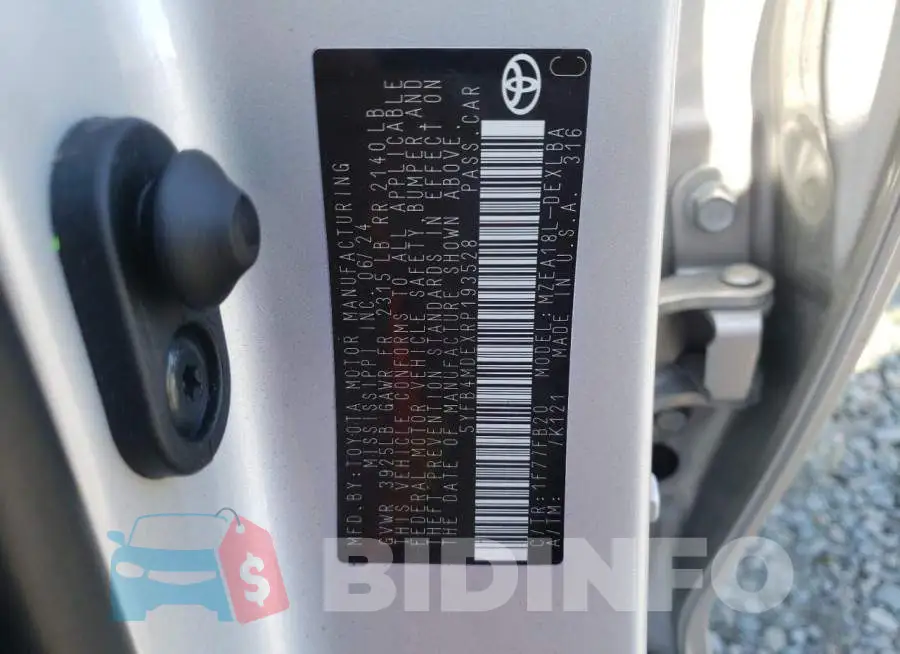 5YFB4MDEXRP193528 Photo# 12