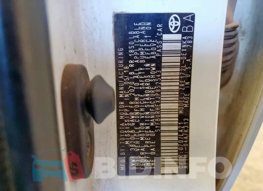 5YFBURHEXJP852543 Photo# 12