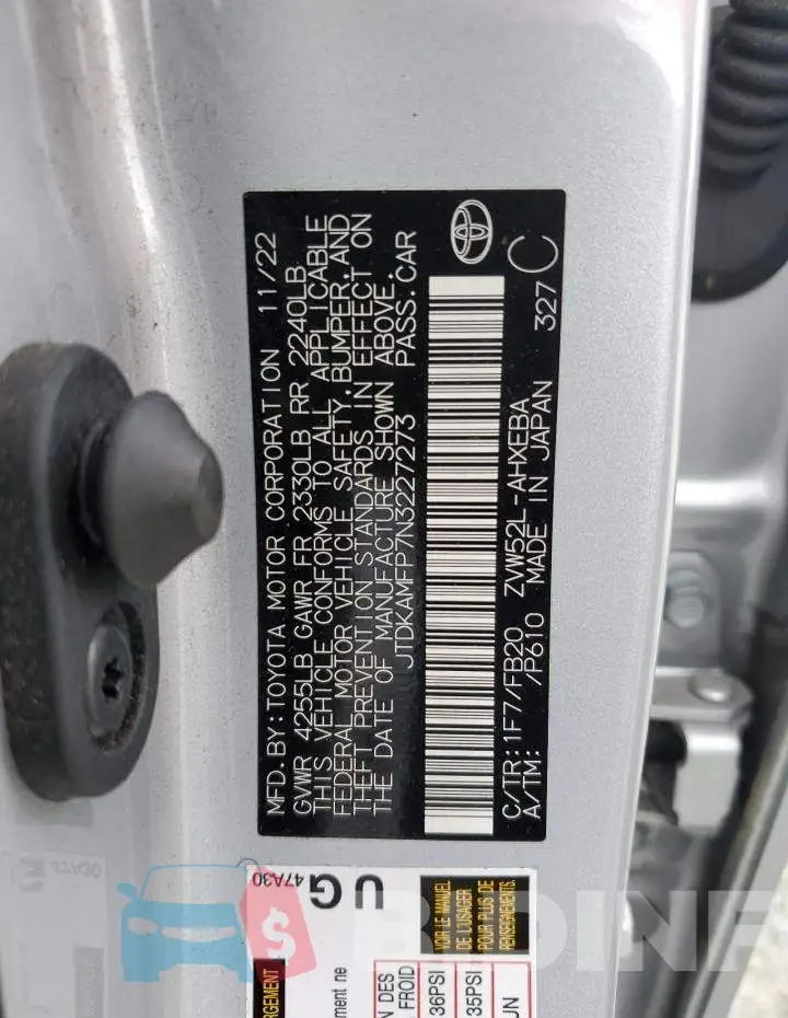 JTDKAMFP7N3227273 Photo# 12