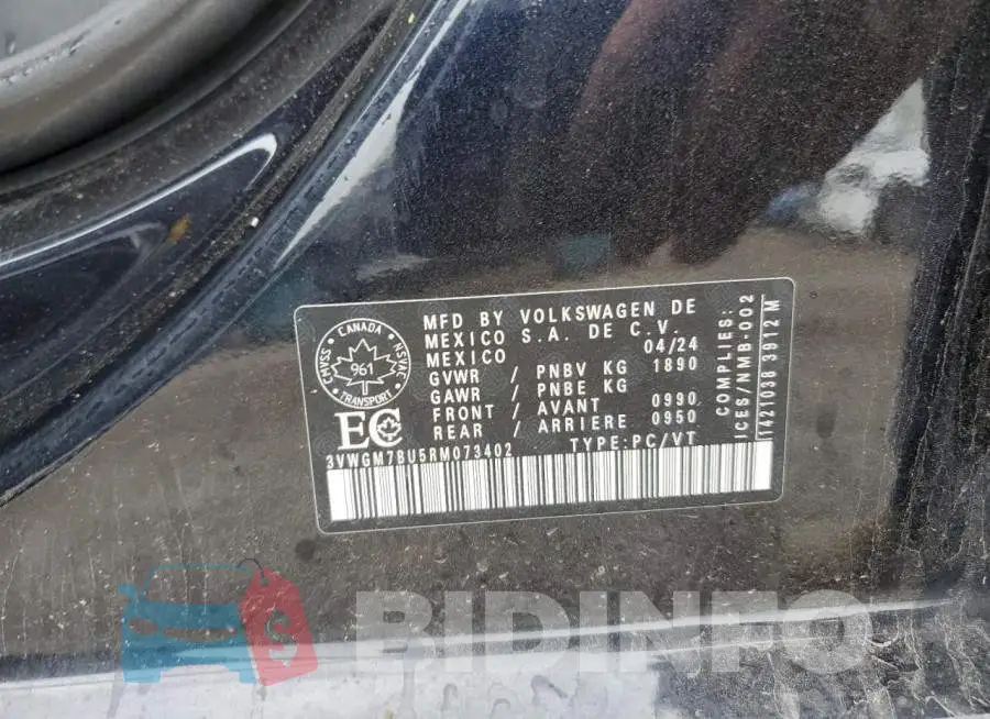 3VWGM7BU5RM073402 Photo# 12