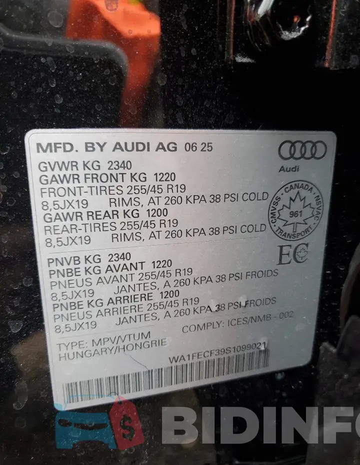 WA1FECF39S1099021 Photo# 13