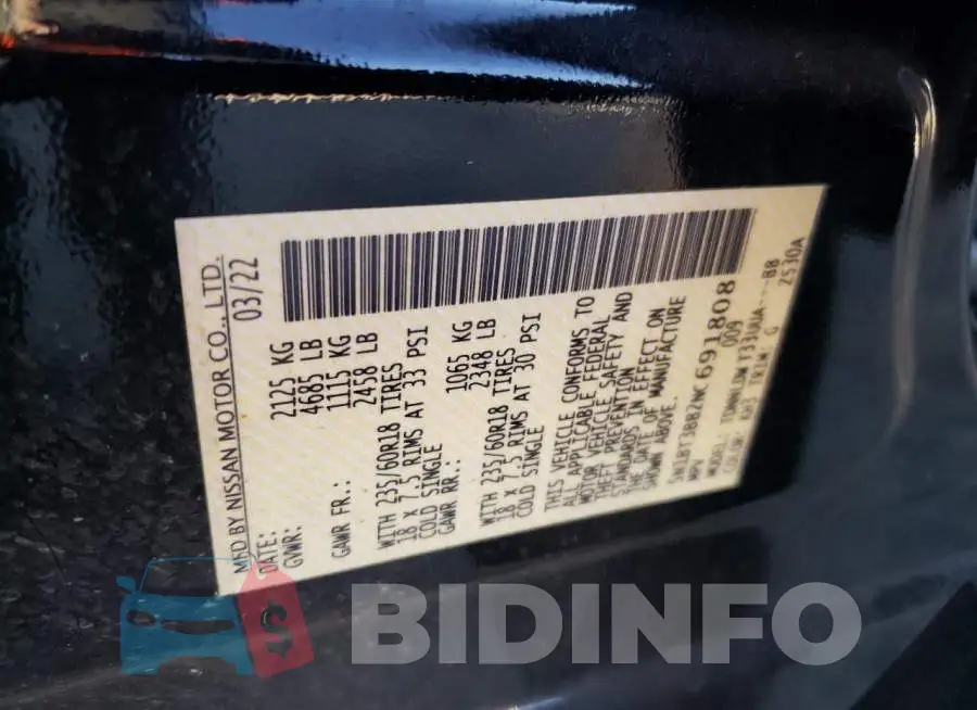 5N1BT3BB2NC691808 Photo# 13