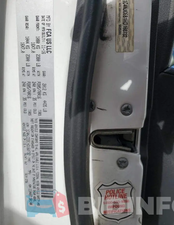 1C4NJCEB1HD160732 Photo# 13