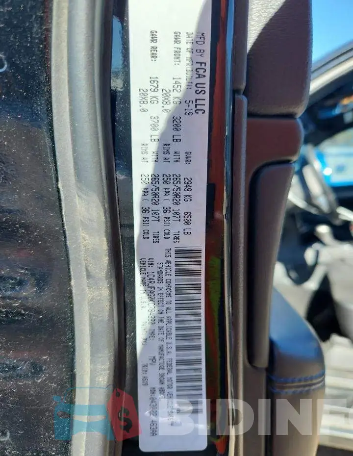 1C4RJFAG0KC784880 Photo# 13