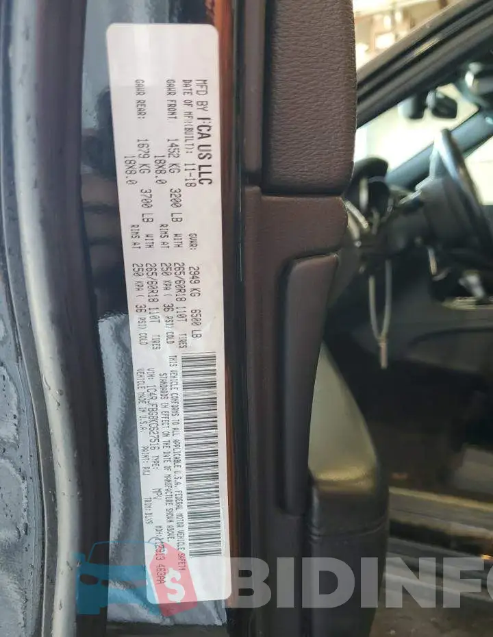 1C4RJFBG8KC627516 Photo# 13