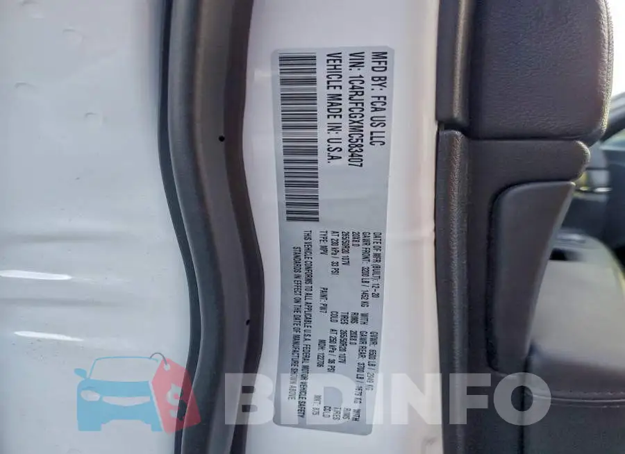 1C4RJFCGXMC583407 Photo# 14