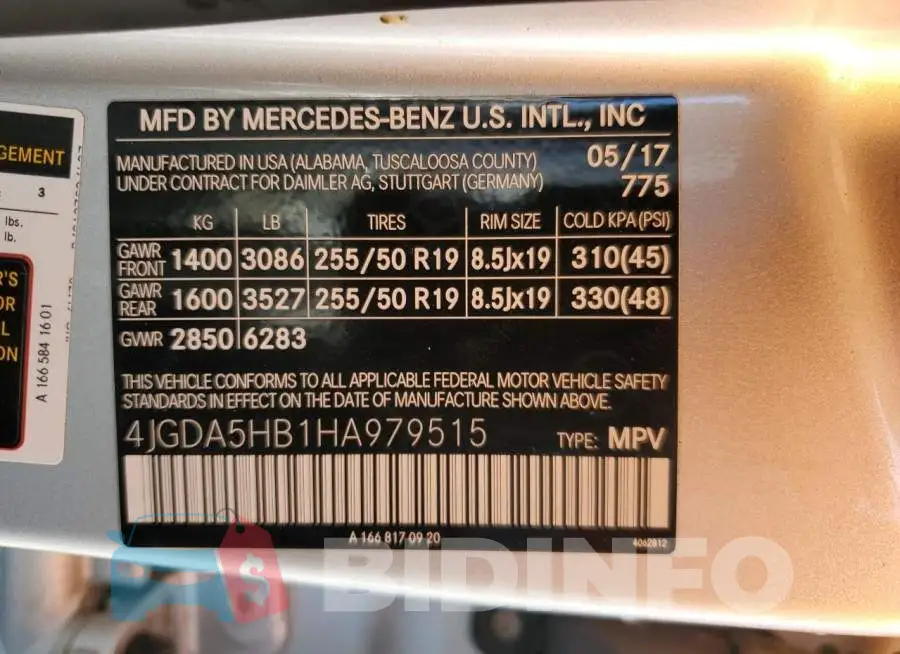 4JGDA5HB1HA979515 Photo# 13