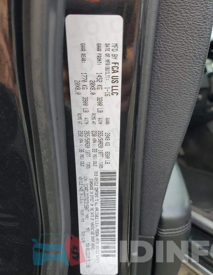 1C4RDJDG7GC315847 Photo# 14