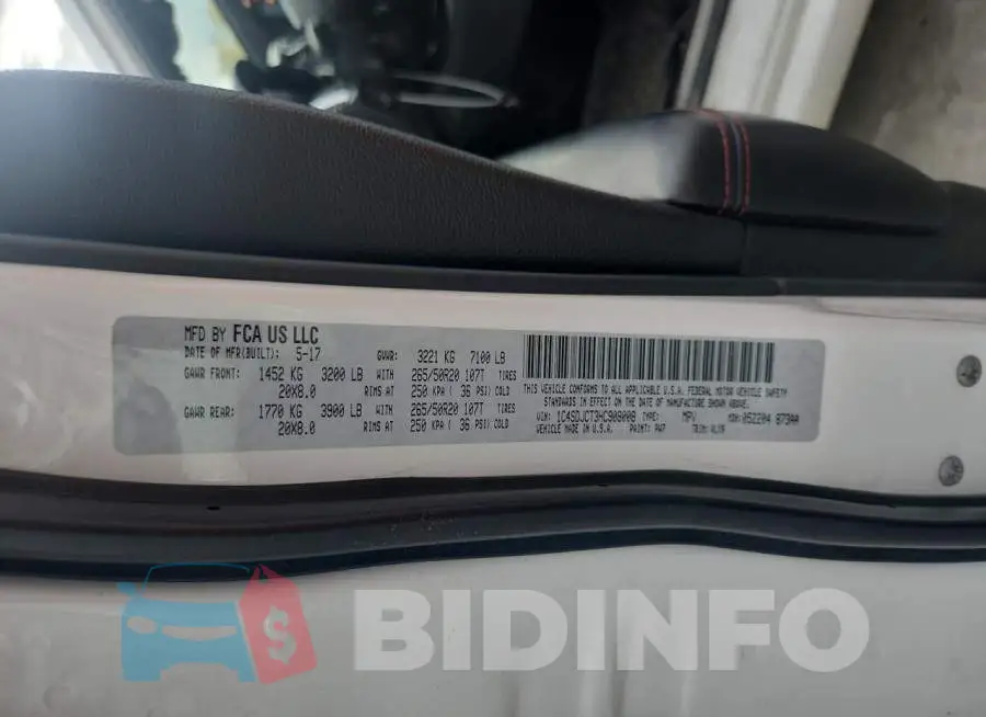 1C4SDJCT3HC908008 Photo# 14