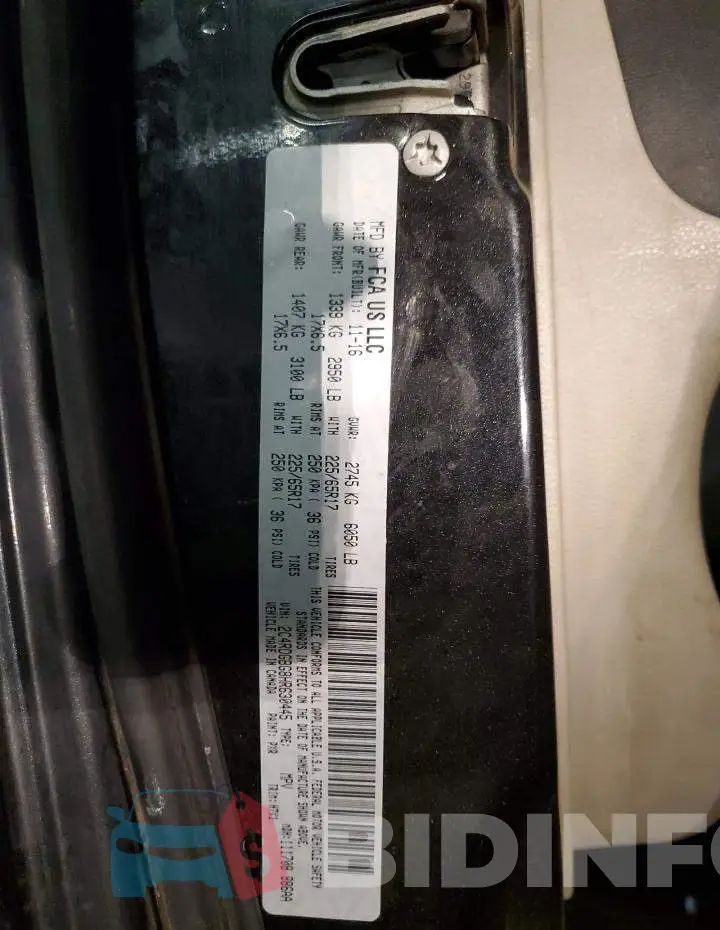 2C4RDGBG8HR630445 Photo# 13
