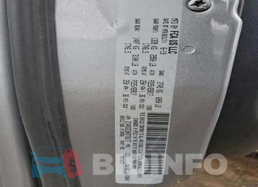 2C4RDGEG9KR736177 Photo# 13