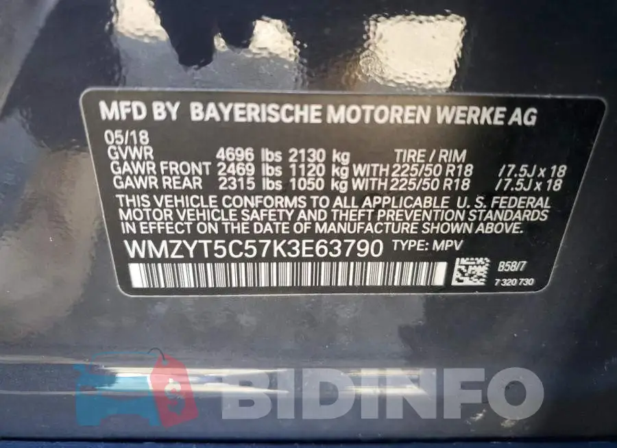 WMZYT5C57K3E63790 Photo# 12