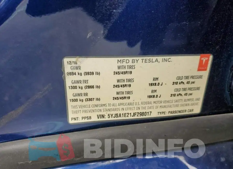 5YJSA1E21JF298017 Photo# 12