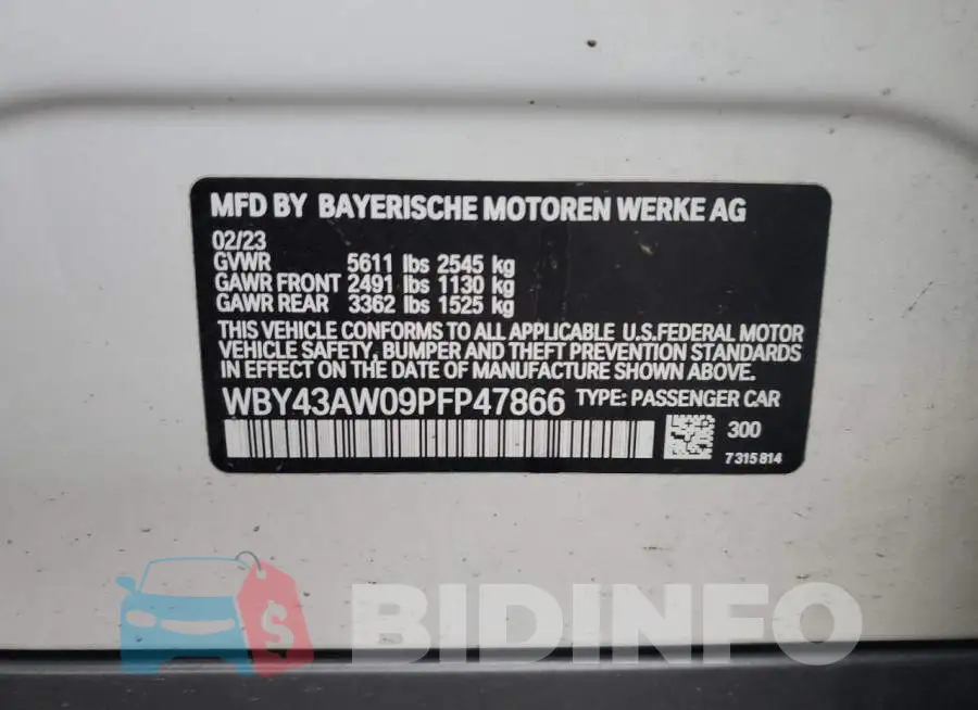 WBY43AW09PFP47866 Photo# 13