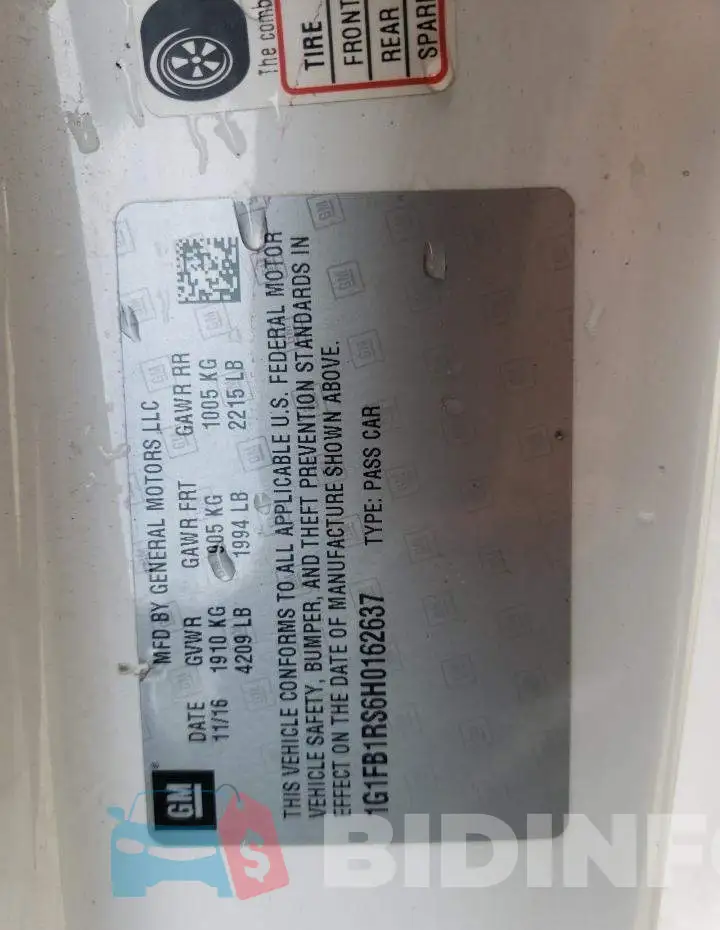 1G1FB1RS6H0162637 Photo# 12