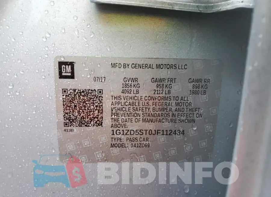 1G1ZD5ST0JF112434 Photo# 12