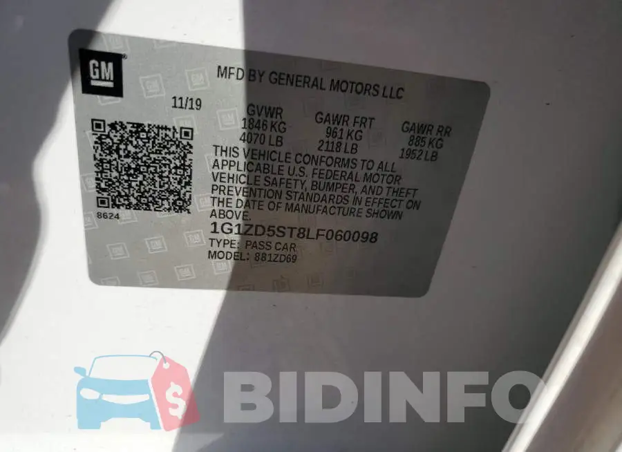 1G1ZD5ST8LF060098 Photo# 12