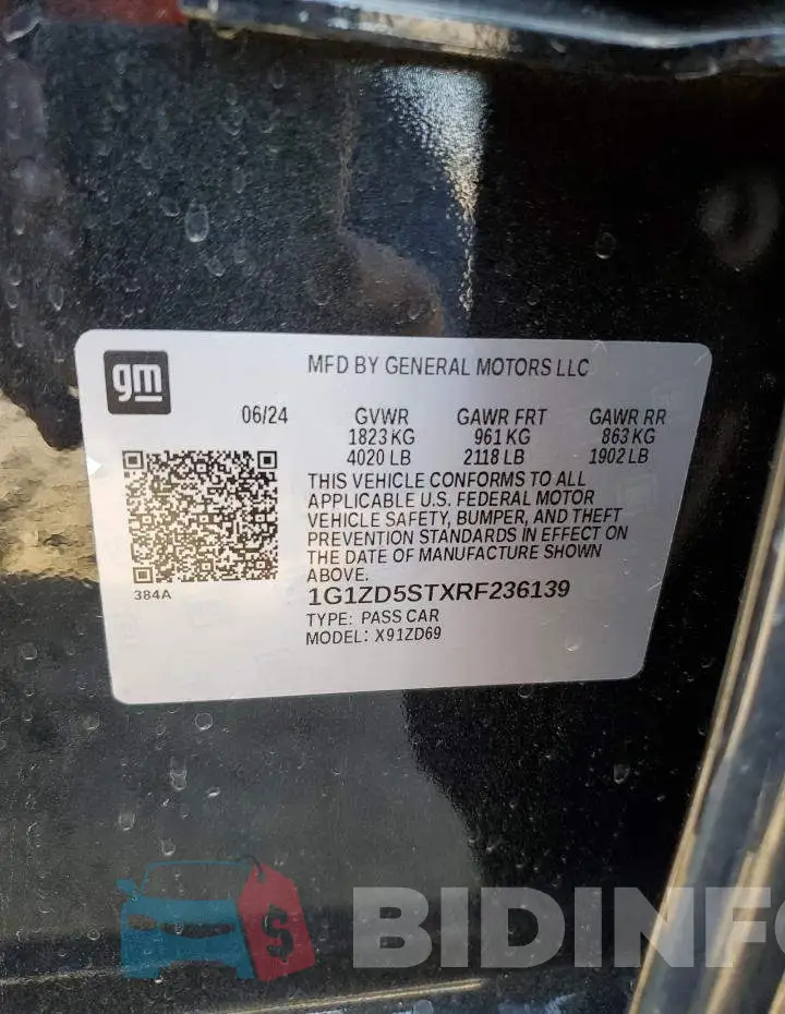 1G1ZD5STXRF236139 Photo# 12