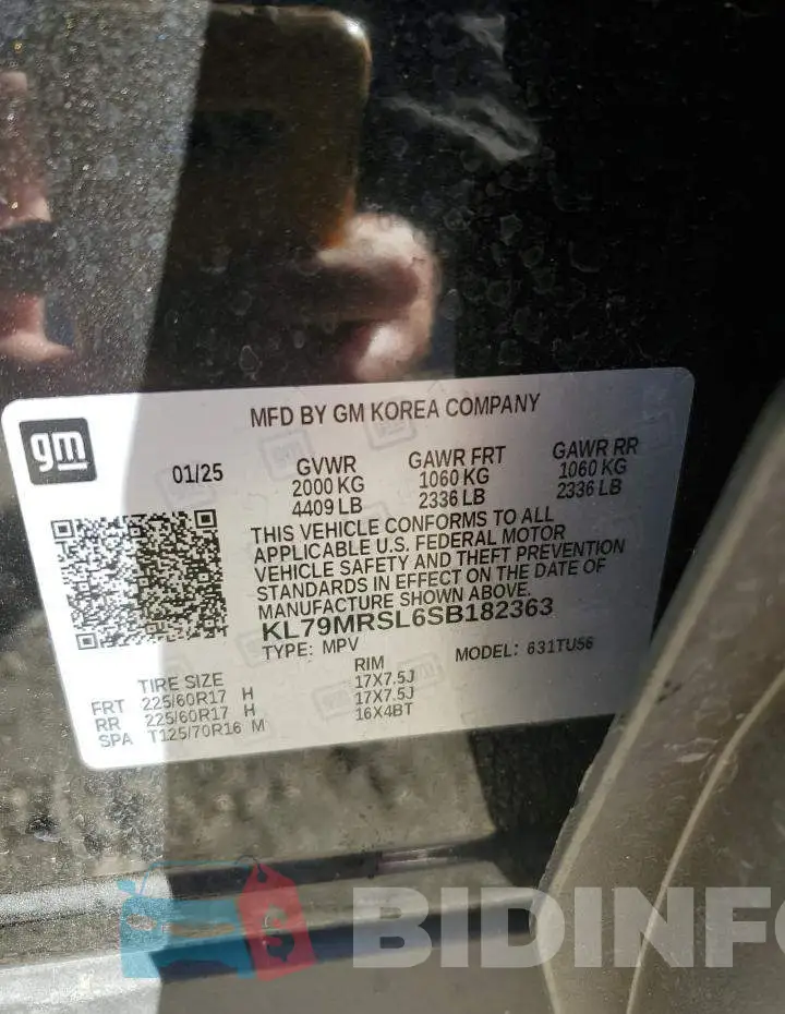 KL79MRSL6SB182363 Photo# 13