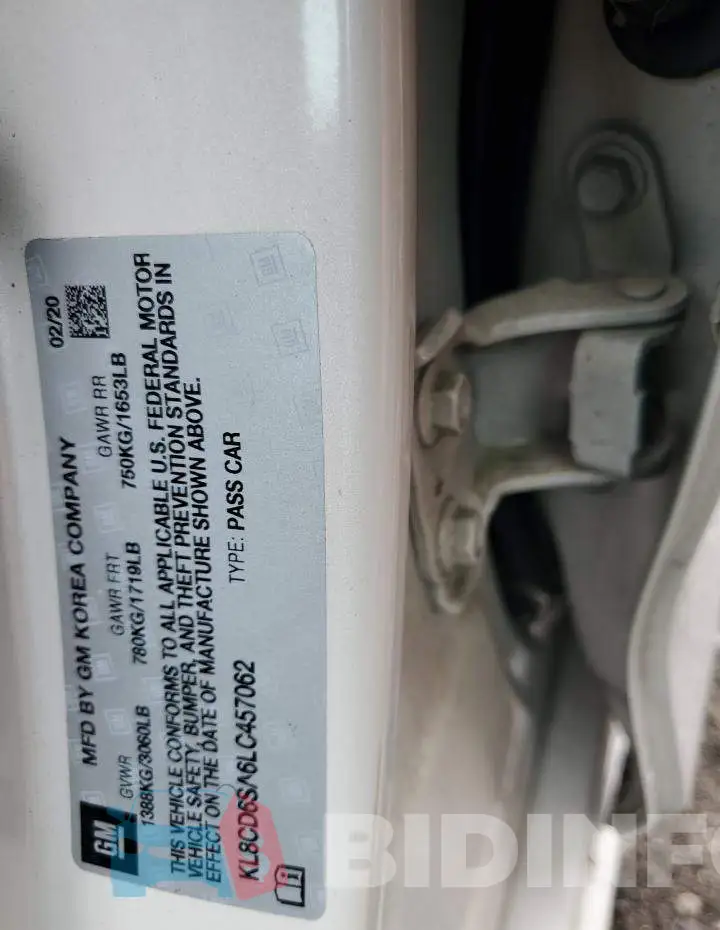 KL8CD6SA6LC457062 Photo# 12