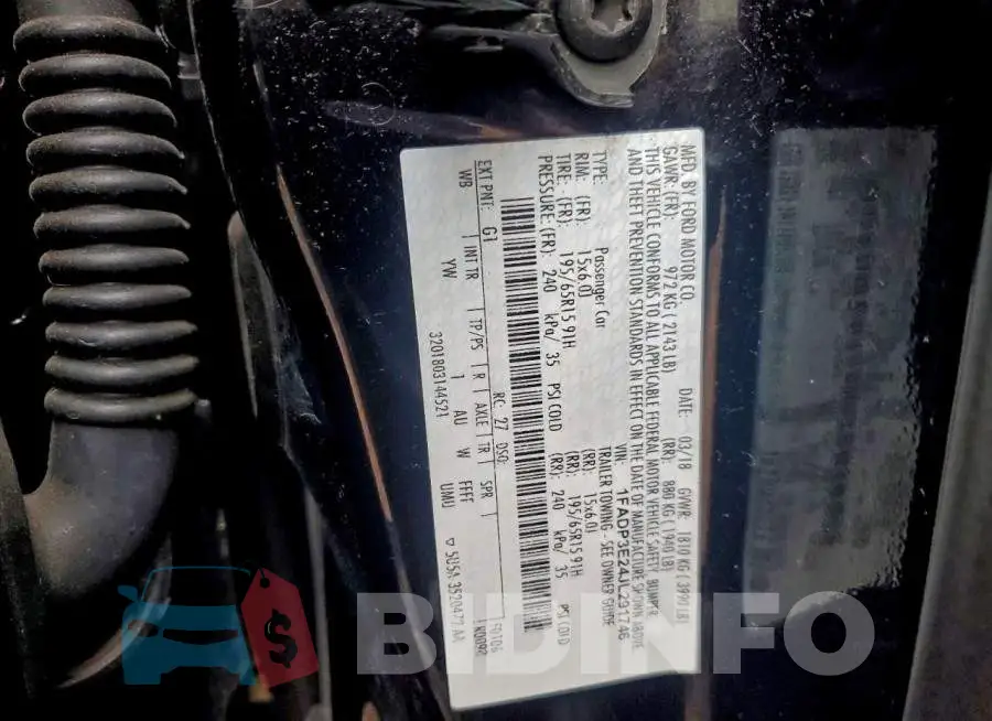 1FADP3E24JL291746 Photo# 12