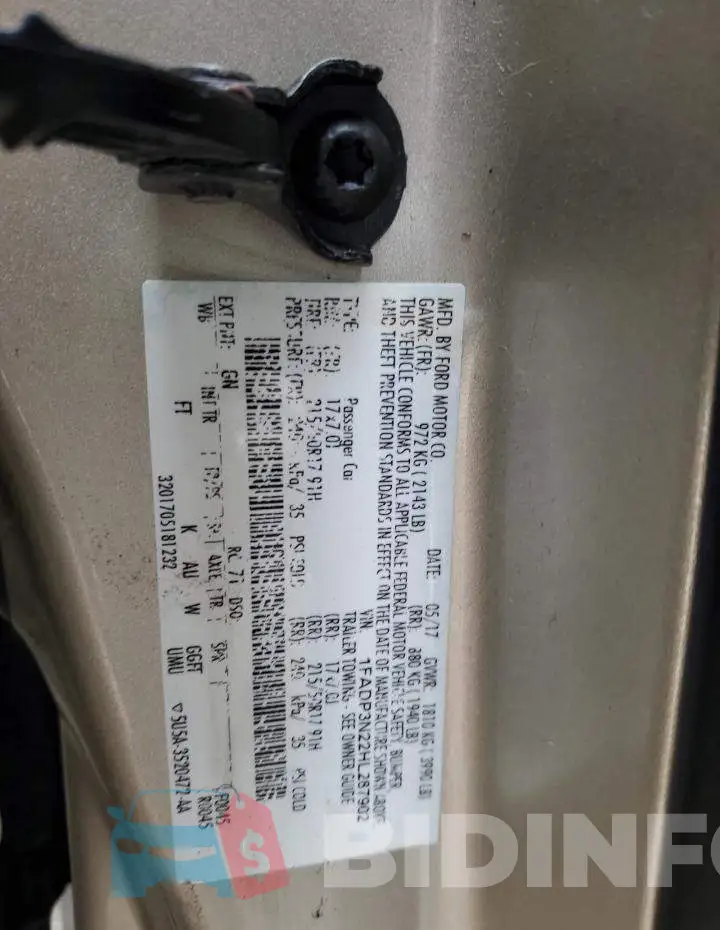 1FADP3N22HL287902 Photo# 12