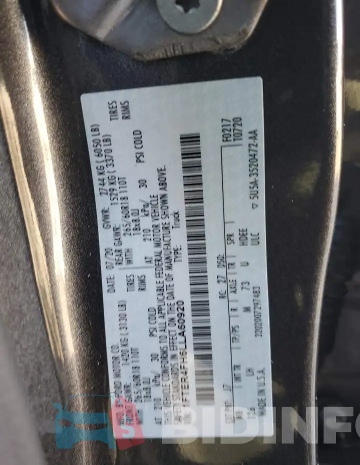 1FTER4FH6LLA60920 Photo# 12