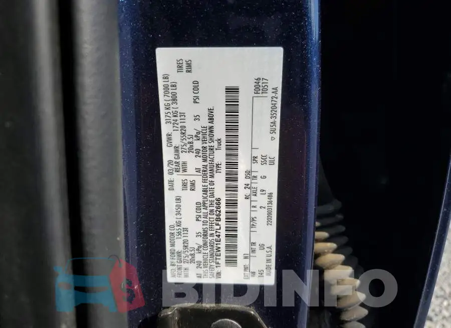1FTEW1E47LFB62666 Photo# 12