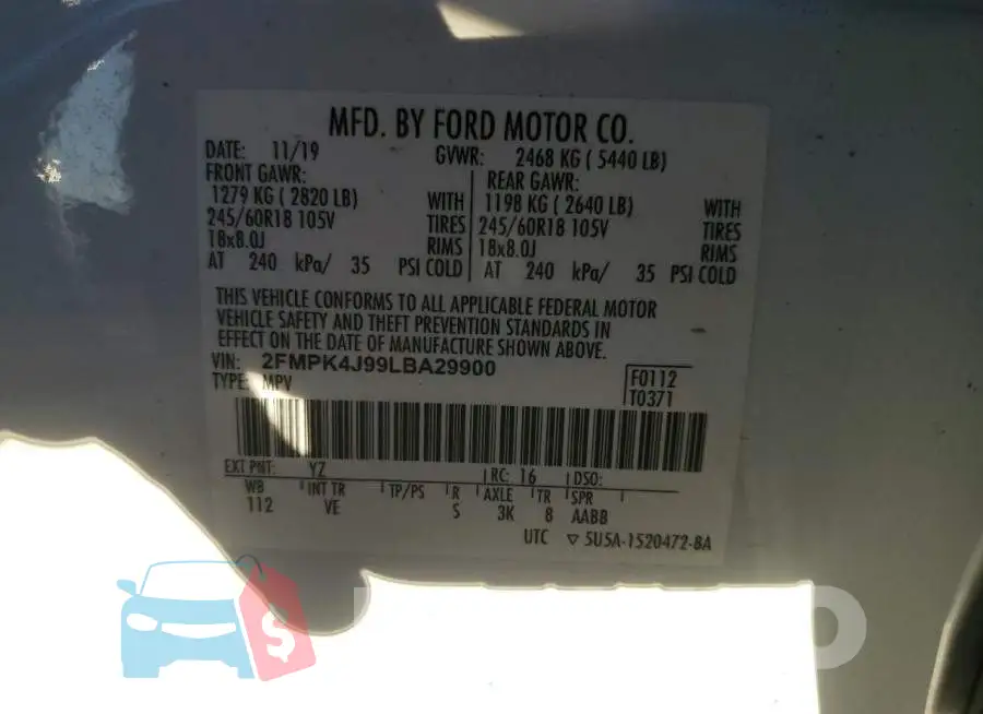 2FMPK4J99LBA29900 Photo# 13