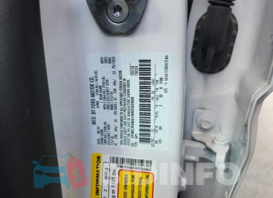 3FMCR9B61NRD92868 Photo# 12