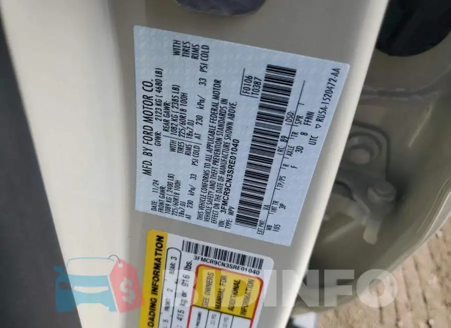 3FMCR9CN3SRE01040 Photo# 12