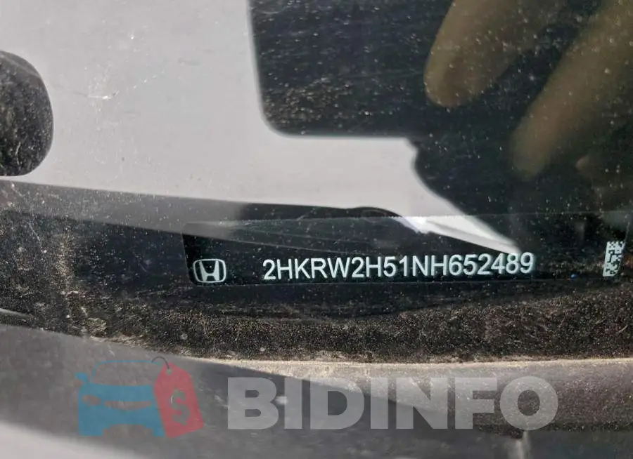 2HKRW2H51NH652489 Photo# 13